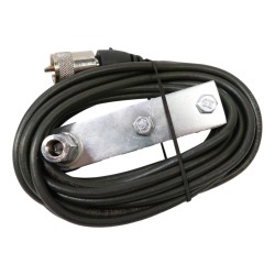 CB Radio Mount With Cable Single Groove